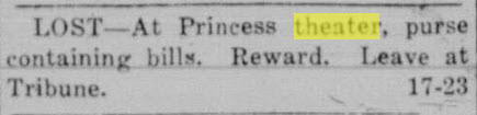 Model Theater - South Haven Daily Tribune Sep 21 1915